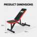 Adjustable Incline Decline Home Gym Bench Image 8 thumbnail