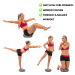 Powertrain Yoga Stability Disc Home Gym Pilates Balance Trainer - Grey Image 9 thumbnail
