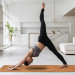 Powertrain Cork Yoga Mat with Carry Straps Home Gym Pilates - Body Line Image 5 thumbnail