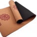 Powertrain Cork Yoga Mat with Carry Straps Home Gym Pilates - Chakras Image 5 thumbnail