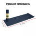 Powertrain Eco-Friendly TPE Yoga Pilates Exercise Mat 6mm - Dark Blue Image 4 thumbnail