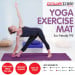 Powertrain Eco-Friendly TPE Yoga Pilates Exercise Mat 6mm - Purple Image 2 thumbnail