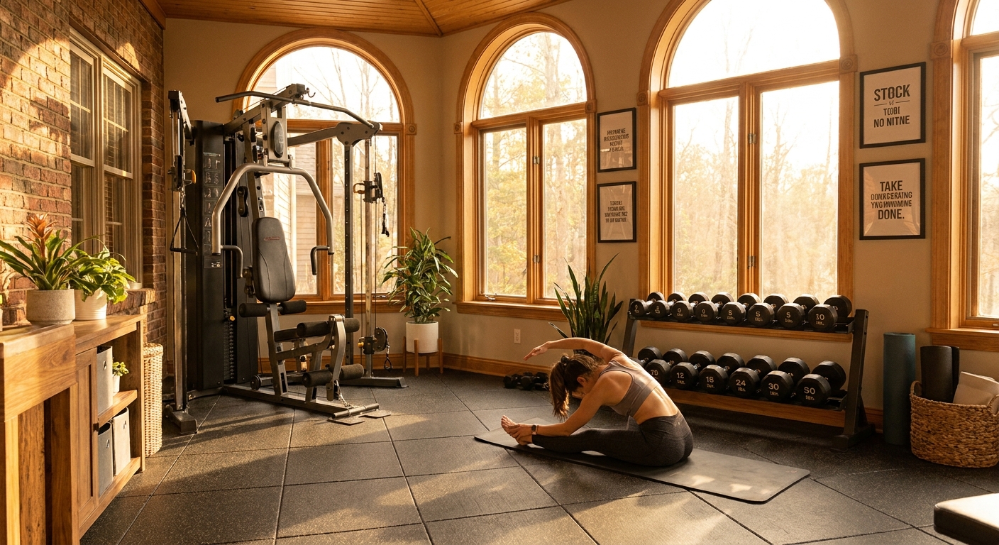 Powertrain home gym build