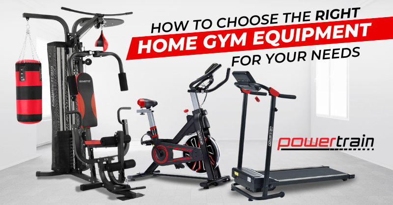 Various home gym equipment from Powertrain
