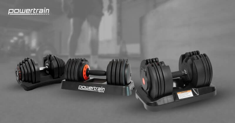 Powertrain Adjustable Dumbbells