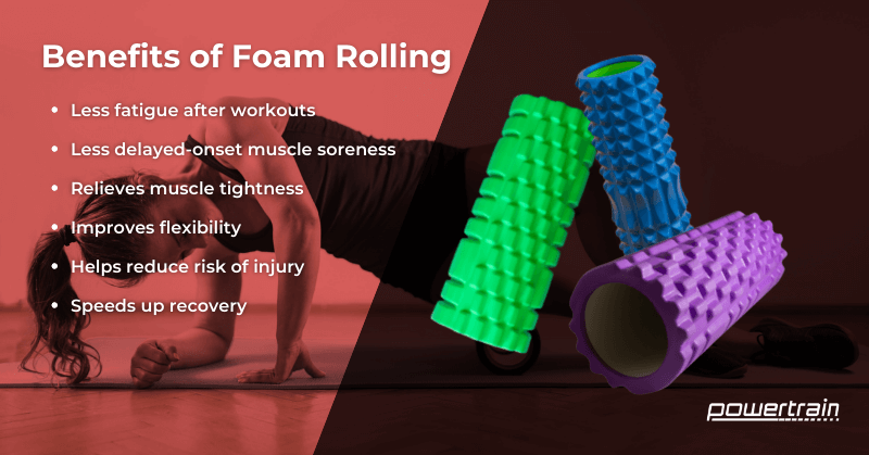 Various benefits of foam rolling Various benefits of foam rolling