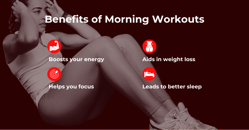Benefits of morning workouts Benefits of morning workouts