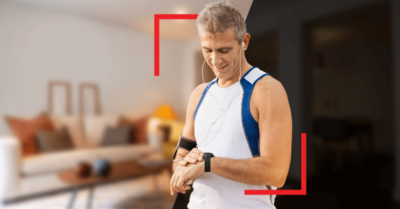 Tracking steps via smart watch Tracking steps via smart watch