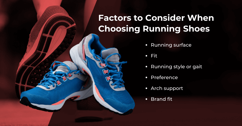 Factors to consider when choosing running shoes Factors to consider when choosing running shoes