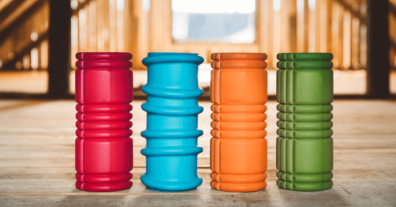 Four foam rollers Four foam rollers