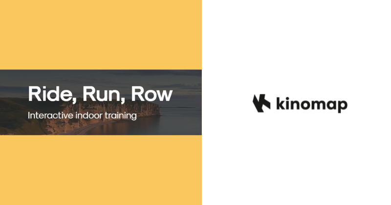 Kinomap tagline and logo