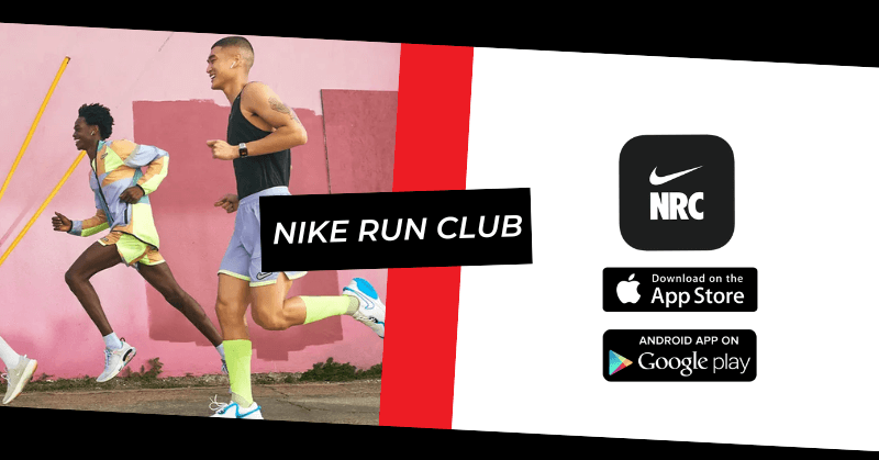 Nike Run Club running app graphic