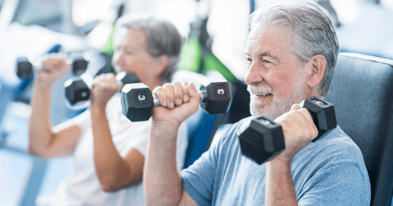 strength training old people lifting