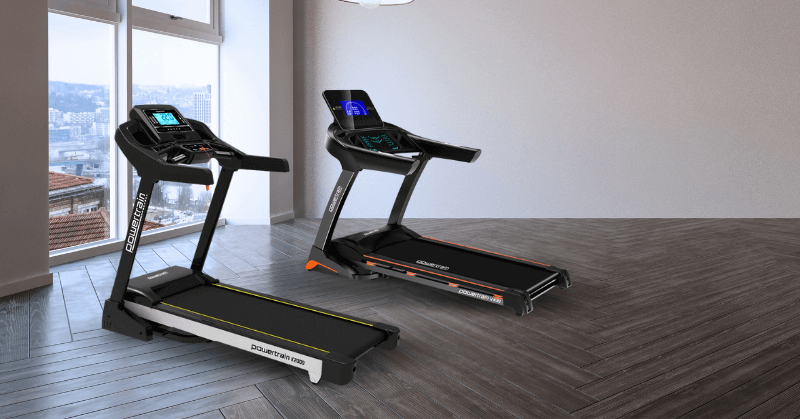 two treadmills